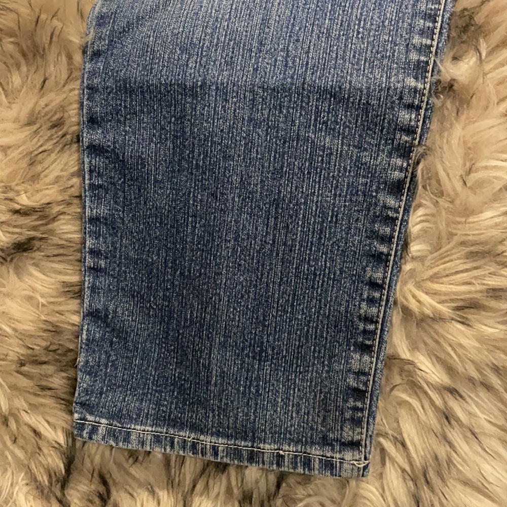 🔵HIGH WAISTED CURVY BANDOLINO BLU DENIM MEDIUM WASH JEANS - Picture 13 of 16